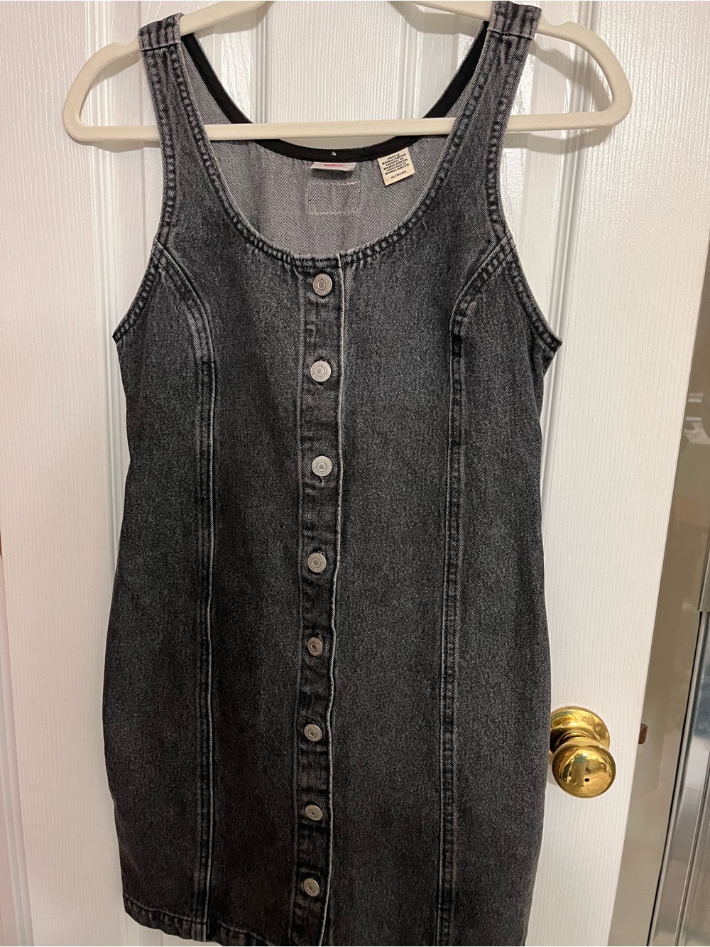 Levi's Black Washed Denim Top